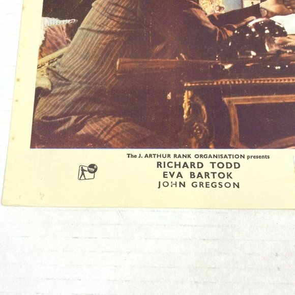 The Assassin Venetian Bird 1952 Lobby Card Movie Poster Richard Todd Eva Bartok - Picture 3 of 7